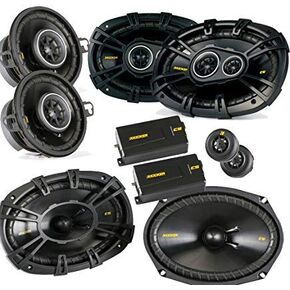 Kicker for Dodge Ram Crew Cab 2012+ Bundle- CS 6x9 Components, CS 6x9 coaxials, and CS 3.5" coaxials