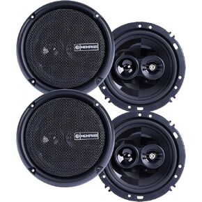 Memphis Audio Speaker Bundle: 2 Pairs of PRX603 Power Reference Series 6.5" 3-Way with Swivel Tweeters