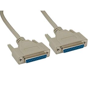 DB25 F/F RS-232 كابل التسلسلي (6 أقدام (حزمة واحدة))