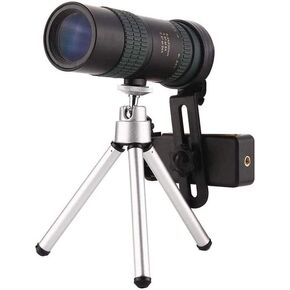 Monocular Telescope 80x100 High Power HD Monocular for Bird Watching Adults with Smartphone Holder Tripod BAK4 Prism for Wildlife Hunting Camping Travelling Wildlife