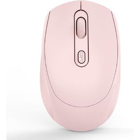 Bluetooth & Wireless Mouse for MacBook Air/Pro, iPad, Surface Pro, Spectre, XPS, Yoga, Chromebook – Rechargeable Silent Ergonomic 2.4G USB Mouse for PC, Laptop, Computer, Tablet in Office and Home