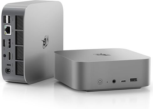 Beelink Mini PC, AMD Ryzen 7 5800H (8C/16T, up to 4.4GHz, 54W TDP), Mini Computer 16GB DDR4 1TB PCIe3.0 SSD, Support 4K@60Hz Triple Display/WiFi 6/BT5.2/USB3.2/Gaming/Office/Home Desktop PC in Saudi Arabia