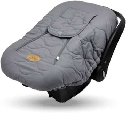 غطاء مريح لمقعد السيارة للرضع (لحاف أسود) - غطاء حاملة الأطفال الرائد في الصناعة والذي تثق به أكثر من 6 ملايين أم في جميع أنحاء العالم للحفاظ على دفء طفلك ودفءه in Kuwait