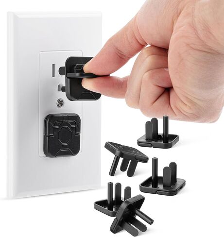 Bates- Outlet Covers Baby Proofing, 10 Pack, 3 Prongs, Plug Covers Baby Proofing, Baby Proof Outlet Covers, Child Proof Outlet Cover, Outlet Plug Covers, Baby Outlet Cover, Childproof Outlet Cover in Saudi Arabia