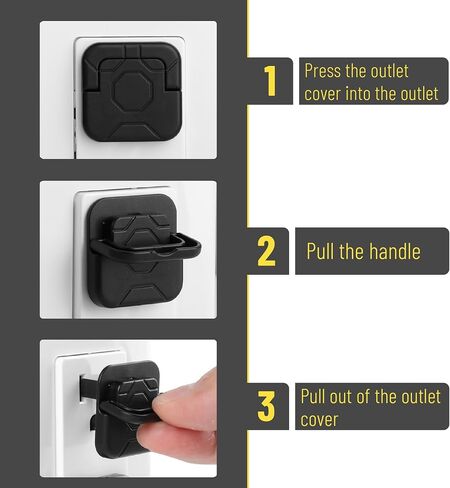 Bates- Outlet Covers Baby Proofing, 10 Pack, 3 Prongs, Plug Covers Baby Proofing, Baby Proof Outlet Covers, Child Proof Outlet Cover, Outlet Plug Covers, Baby Outlet Cover, Childproof Outlet Cover in Saudi Arabia