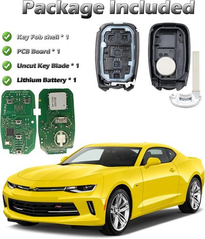 Smart Key for Chevrolet Blazer 2019-2025, Alliskeys 4-Buttons Proximity Remote Control Key Fob Replacement for Chevy Blazer Traverse Trailblazer Bolt EV 2018-2025 HYA4EA HYQ4ES in Saudi Arabia