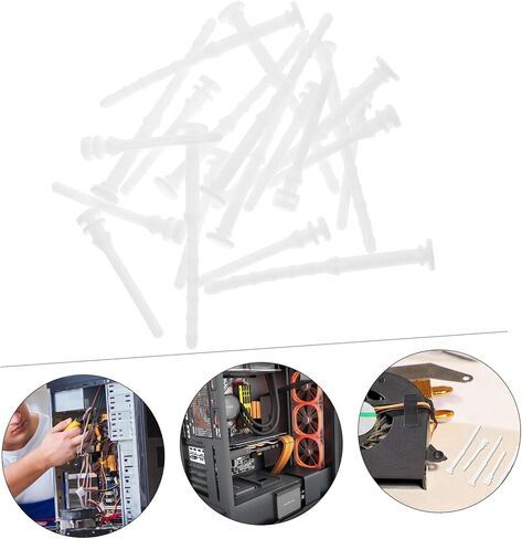 100pcs Computer Case Fan Mounting Screws Noise-reducing Dampers for Pc Cooling Versions Included Easy Installation for Builds in Saudi Arabia