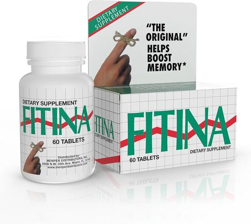 FITINA، تعزيز الذاكرة، المساعدة الإدراكية، صحة الدماغ (60 قرصًا/عبوة من قطعة واحدة) in Saudi Arabia