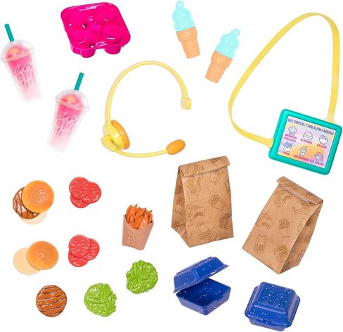 Glitter Girls – GG Picnic Set – Picnic Basket, Retro Radio, & Play Food Items – 14-inch Doll Accessories for Kids Ages 3 and Up – Children’s Toys in Kuwait
