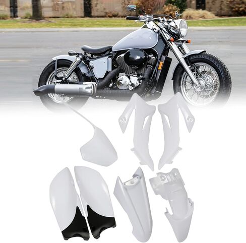 Plastic Fender Kit White Body Fairing Cover Replacement for Yamaha TTR110E TTR 110 Trail Bike in Saudi Arabia