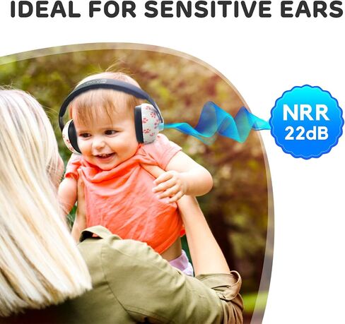 KINGKIDS Noise Cancelling Headphones for Kids Baby Ear Protection Infant Hearing Earmuffs for Toddler Sleep Age 3-36+ Months in Saudi Arabia