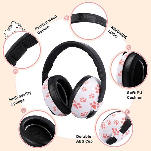 KINGKIDS Noise Cancelling Headphones for Kids Baby Ear Protection Infant Hearing Earmuffs for Toddler Sleep Age 3-36+ Months in Saudi Arabia