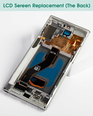 TFT for Samsung Note 10 Plus LCD Screen Replacement for Samsung Galaxy Note 10 Plus LCD Display for Galaxy SM-N975F ، SM-N975U LCD Touch Screen Digitizer Assembly REALL مع إطار (Silver) in Kuwait