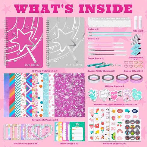 VigorFun Arts and Crafts Supplies for Kids, 1500+ Piece DIY Craft Kit Library in a Box for Kids Ages 4 5 6 7 8 9, Crafting School Activity Supplies, Gift Ideas for Preschool Kids Project Activities in Saudi Arabia