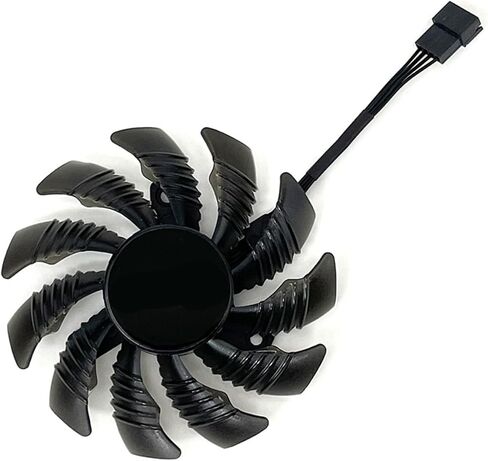 75mm T128010SU PLD08010S12HH Gaming Graphics Card Cooling Fan(Black 1-Fan T12) in Saudi Arabia