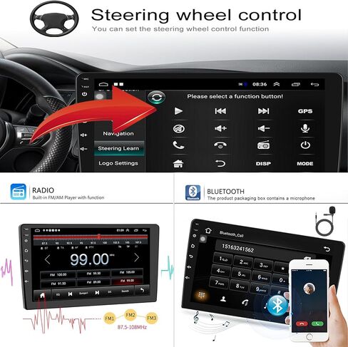 ستيريو راديو Car لـ Kia Sportage 2005-2010 Manual AC ، Android 13 ، 9 "IPS Touch Screen Upgrade Kit مع Car-Play و Android Auto ، GPS Navigation DSP SWC 5G WiFi Camera (8Core 8+256GB) in Kuwait