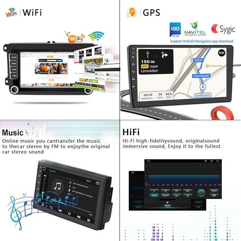 ستيريو راديو Car لـ Kia Sportage 2005-2010 Manual AC ، Android 13 ، 9 "IPS Touch Screen Upgrade Kit مع Car-Play و Android Auto ، GPS Navigation DSP SWC 5G WiFi Camera (8Core 8+256GB) in Kuwait