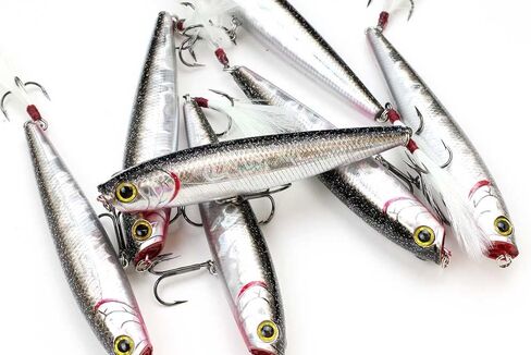 LUCKY CRAFT Gunfish 95 Top Water Bass Fishing Lures, 4" Floating Lure with Cupped Mouth, Freshwater Trout and Bass Lures Fishing Gear, Accessories for Tackle Box in Saudi Arabia