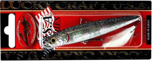 LUCKY CRAFT Gunfish 95 Top Water Bass Fishing Lures, 4" Floating Lure with Cupped Mouth, Freshwater Trout and Bass Lures Fishing Gear, Accessories for Tackle Box in Saudi Arabia
