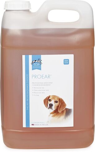 Top Performance Professional ProEar Medicated Pet Dog Cat Ear Cleaner Cleans & Reduces Odors(16 Ounce Bottle) in Kuwait