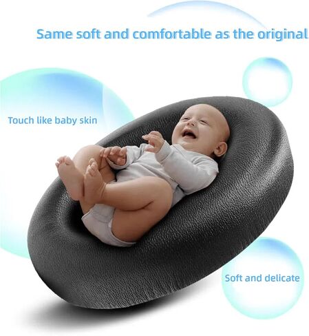 Earpads Cushions for Bose 700 (NC700) Noise Cancelling Wireless Headphones, Replacement Ear Pads with Softer Leather, Luxurious Memory Foam, Added Thickness (White) in Saudi Arabia