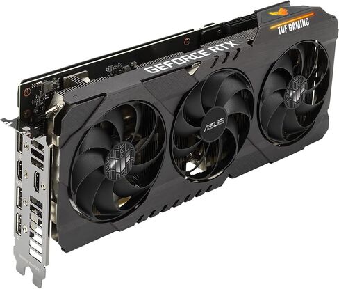 ASUS TUF Gaming NVIDIA GEFORCE RTX 3070 V2 OC الإصدار بطاقة (PCIE 4.0 ، 8GB GDDR6 ، LHR ، HDMI 2.1 ، DisplayPort 1.4a ، محامل الكرة المزدوجة ، شهادة من الدرجة العسكرية ، GPU tweak II) (متجددة) in Kuwait