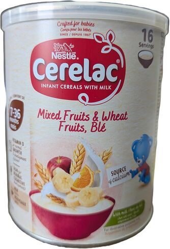 نستله سيريلاك حبوب الأطفال مع الحليب والقمح والفواكه المختلطة، 35.27 أوقية in Kuwait