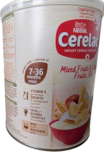 نستله سيريلاك حبوب الأطفال مع الحليب والقمح والفواكه المختلطة، 35.27 أوقية in Kuwait