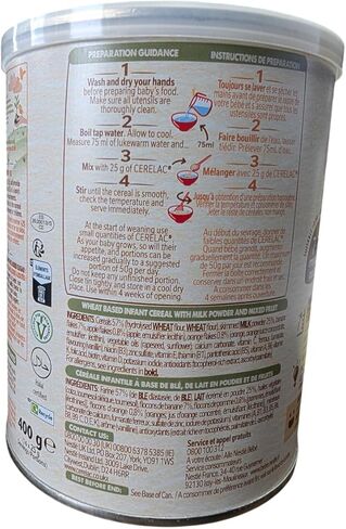 نستله سيريلاك حبوب الأطفال مع الحليب والقمح والفواكه المختلطة، 35.27 أوقية in Kuwait