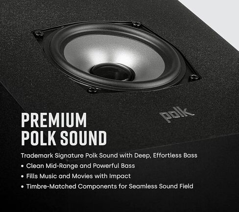 Polk Dolby Atmos Home Theater System Bundle with Denon AVR-S570BT in Saudi Arabia