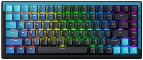 Compact TKL Mechanical Keyboard with Magnetic Switches and RGB 75 Percent Layout 84(Blue - Silent Switch) in Saudi Arabia