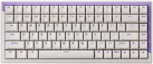 Compact TKL Mechanical Keyboard with Magnetic Switches and RGB 75 Percent Layout 84(Blue - Silent Switch) in Saudi Arabia