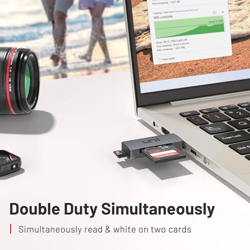 uni USB to Ethernet Adapter Bundle with USB 3.0 SD Card Reader in Saudi Arabia