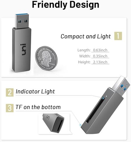 uni USB to Ethernet Adapter Bundle with USB 3.0 SD Card Reader in Saudi Arabia
