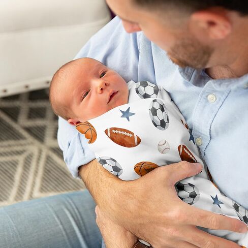 سويت جوجو ديزاينز، بطانية كلاسيكية للأولاد والبنات، بطانية قماط للرضع حديثي الولادة، خفيفة الوزن، جيرسي قابلة للتمدد، آمنة لاستقبال عربة الأطفال، طائرة جوية، سحاب، طيار الشمس، أحمر أبيض وأزرق in Kuwait