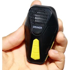 Wearable Bluetooth Speaker with Built-Built-in Noise-Canceling Microphone-Free Calling IP67 Waterproof Wireless Speaker with Built-in Lighting for Biking Portable Wearable Audio Device