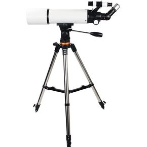 Telescope for Kids Beginners Adult, 80mm Astronomical Refractor Telescope with Adjustable Tripod, Portable Telescope Perfect for Kids Children Teens