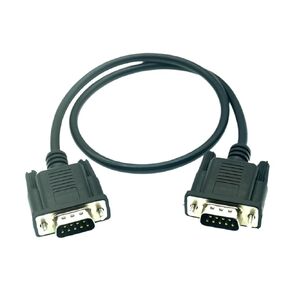 RS232 Cable to RS-232 DB9F to DB9F Female to Female DB9 Connector Serial Null Modem HDPE Insulation Design UL Standard 0.5m 1.5m(5M,Male to Male)