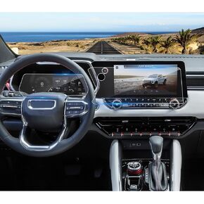 2023 2024 2025 واقي شاشة الوادي لـ GMC Canyon (الارتفاع/AT4/Denali/AT4X) 11.3 بوصة شاشة تعمل باللمس قطري ، 9H Glass 2025 Canyon Accessories HD 11.3 "