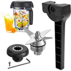 Blade Replacement Parts Compatible with Vitamix, Blender Blade Assembly with Wrenchs and Drive Socket Removal Tool Compatible With Vitamix 5000 5200 Pro500 5500 Standard 64oz, 48oz, 32oz Containers