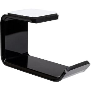 Headphone Stand Wall Mounted Headset Holder, Sticky Headset Hanger - Adhesive Headphone Holder Hook Mount, Headset Stand Holder Clip Under Desk, Earphone Clamp Headset Holder
