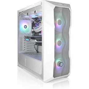 AVGPC Blizzard Series Gaming PC - Intel i7 12700KF 3.6GHz, GeForce RTX 5060, 32GB DDR4 RAM, 1TB NVME M.2 SSD, 360mm Liquid Cooler, ARGB Fans, WiFi/AC, TD500 Mesh White Case, Windows 11