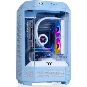 Thermaltake LCGS Reactor 7870TH Gaming Desktop (AMD Ryzen™ 7 7800X3D, 32GB 6400MT/s DDR5 RGB Memory, NVIDIA GeForce® RTX 5070 Ti, 2TB NVMe M.2, WiFi, Windows 11) T3HB-B850-57T-LCS