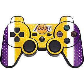 Skinit Decal Gaming Skin for PS3 Dual Shock Wireless Controller - Officially Licensed NBA Los Angeles Lakers Home Jersey Design