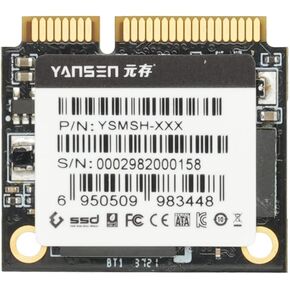 512GB Yansen Half-Size mSATA SSD Solid State Disk 3D TLC