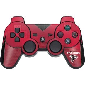 Skinit Decal Gaming Skin Compatible with PS3 Dual Shock Wireless Controller - Officially Licensed NFL Atlanta Falcons Team Jersey Design