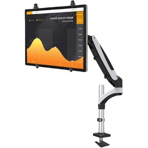 DL-GM112FP Aluminum 27inch 0-8kg 360 Rotate Clamp Air Press Gas Strut Gas Spring Screen Cd Tv Table Mount Monitor Desktop Holder(Clamp Base)