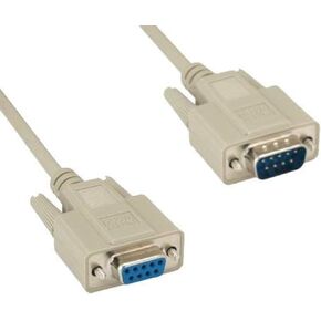 Kentek 10 أقدام FT DB9 NULL مودم كبل التسلسلي امتداد سلك 28 AWG RS-232 كروسة 9 دبوس الذكور إلى أنثى m/f مصبوب منفذ D-SUB للكمبيوتر MAC Linux بيانات
