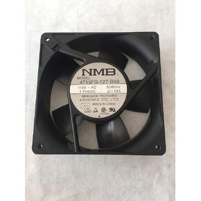 ل NMB 4715FS-12T-B50 115V 12012038MM 12 سم مراوح تبريد من الألومنيوم مضاد للأوراق