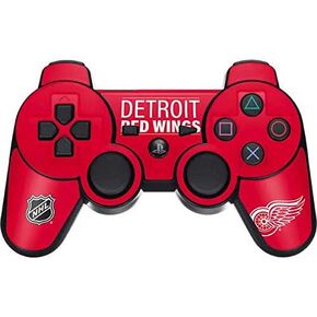 Skinit Decal Gaming Skin for PS3 Dual Shock Wireless Controller - Officially Licensed NHL Detroit Red Wings Lineup Design